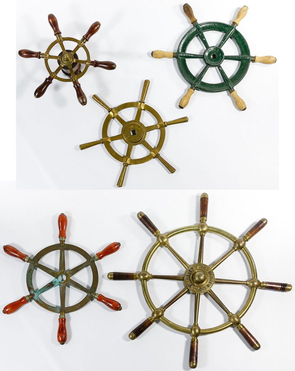 Lot 382: Nautical Ship Wheel Assortment