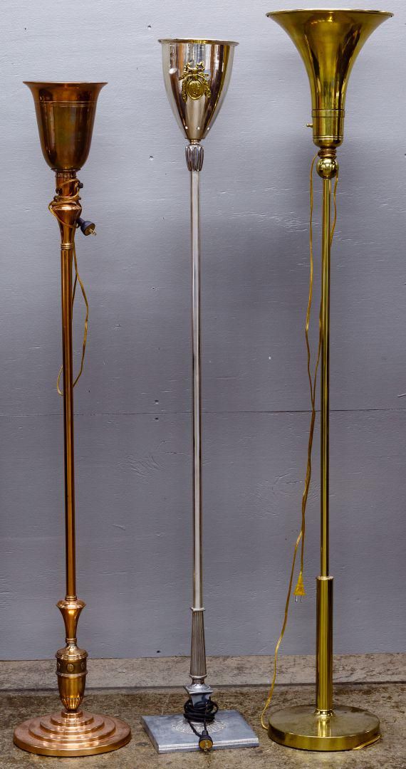 Lot 156: Torchiere Floor Lamp Assortment