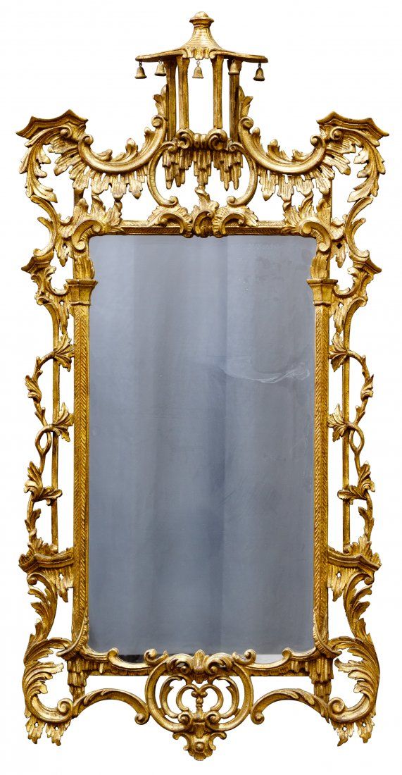 Lot 160: Chinese Chippendale Pagoda Mirror