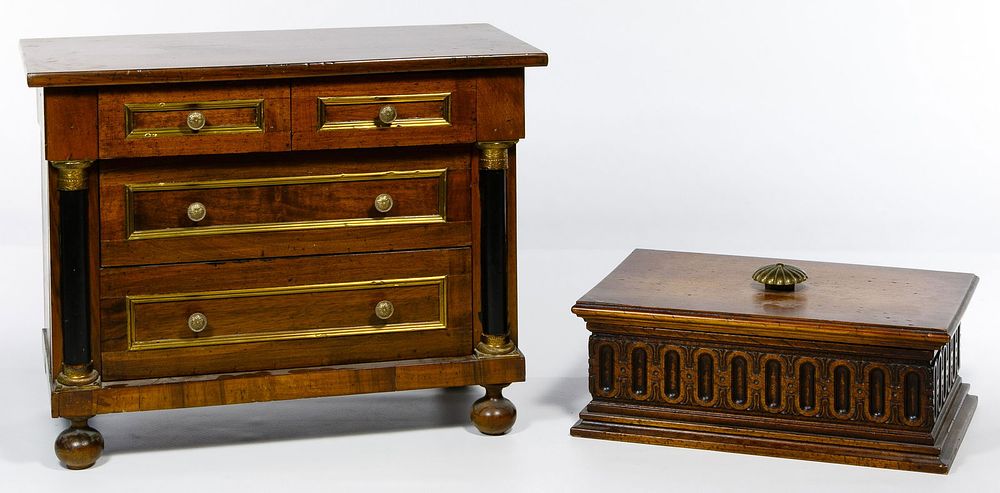 Lot 189: Wood Dresser Box Assortment