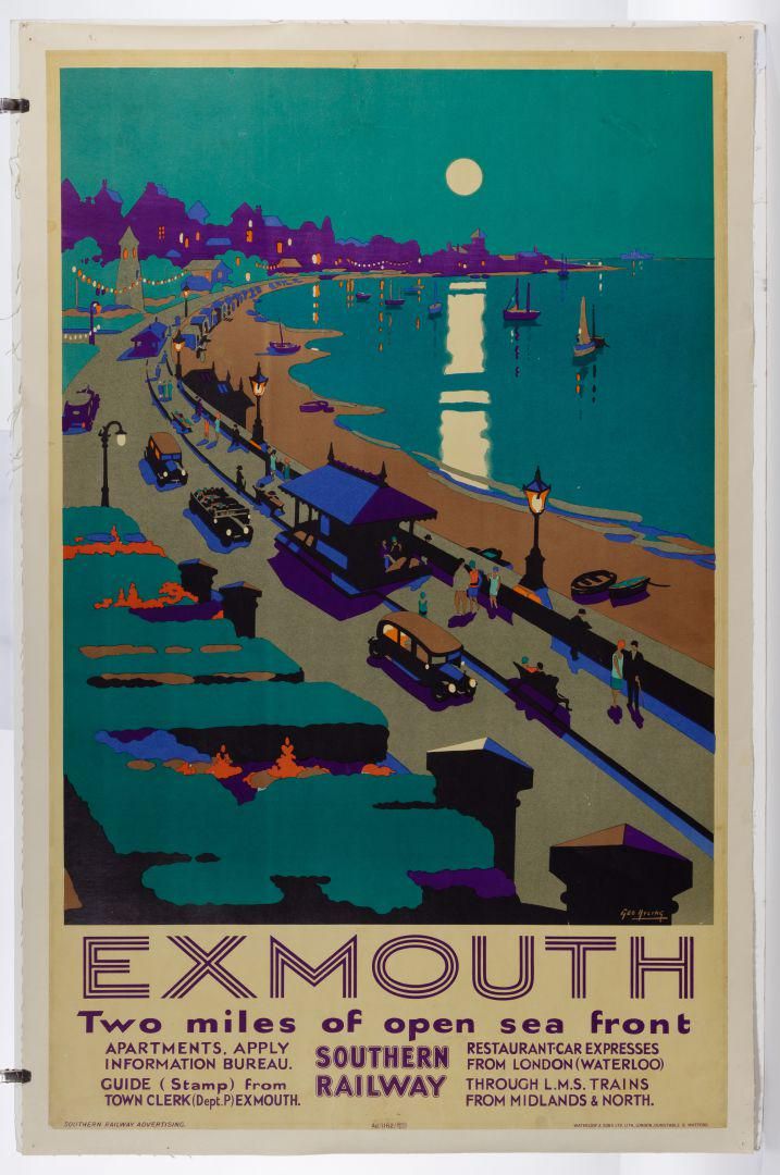 Lot 200: George Ayling (British, 1887-1960) 'Exmouth' Travel