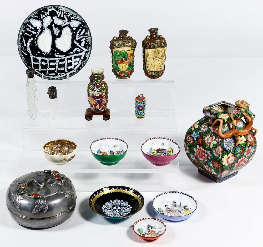 Lot 216: Asian and Austrian Decorator Assortment