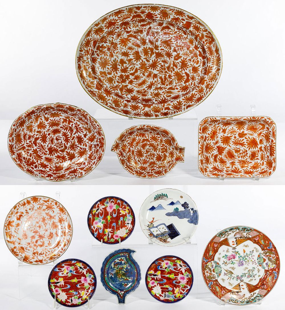 Lot 219: Asian Plate Assortment