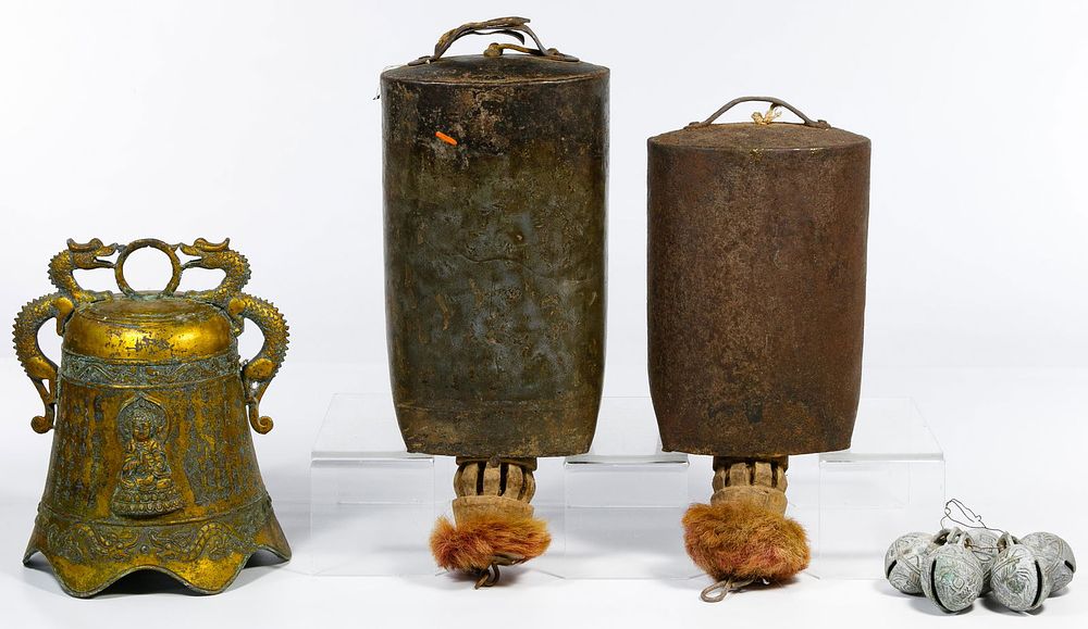 Lot 239: Asian Style Temple Bell Assortment