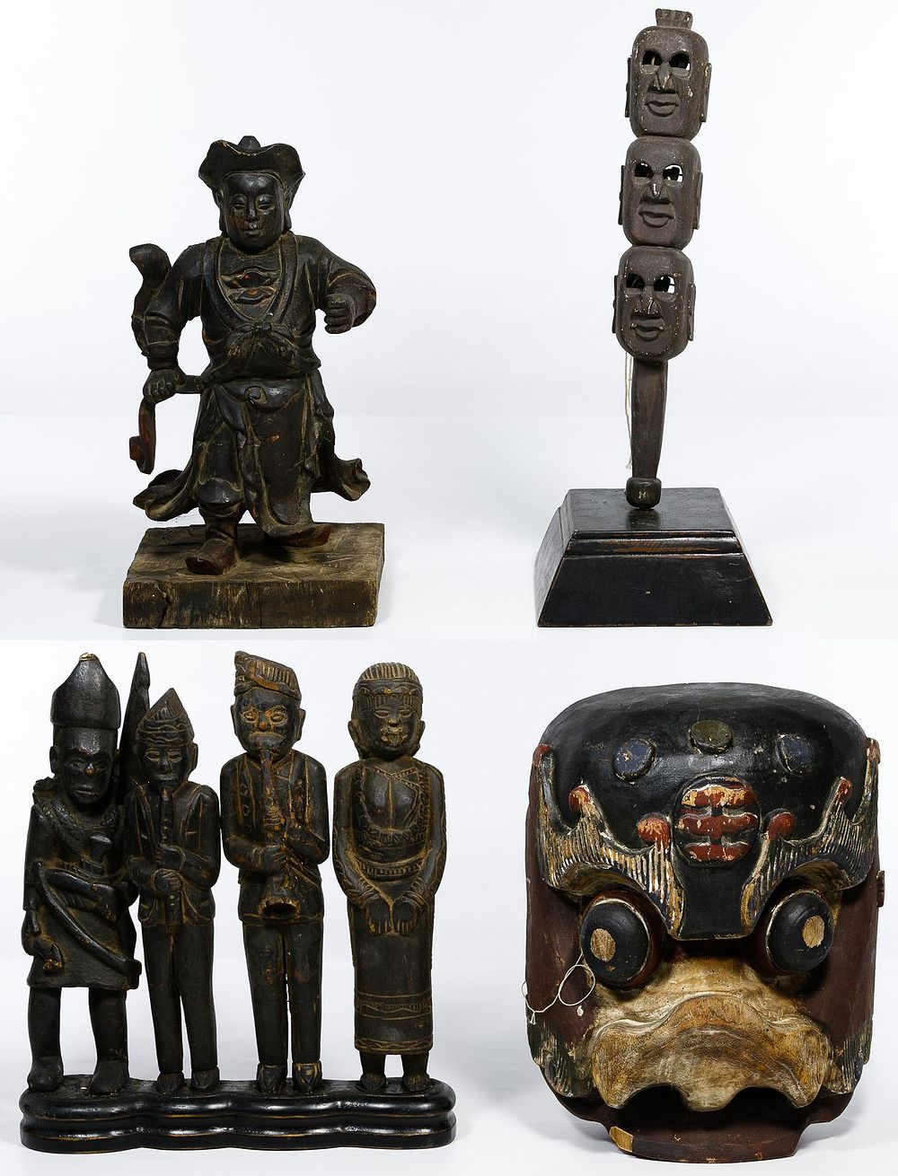 Lot 254: Indonesian Dayak Style Tribal Art Assortment