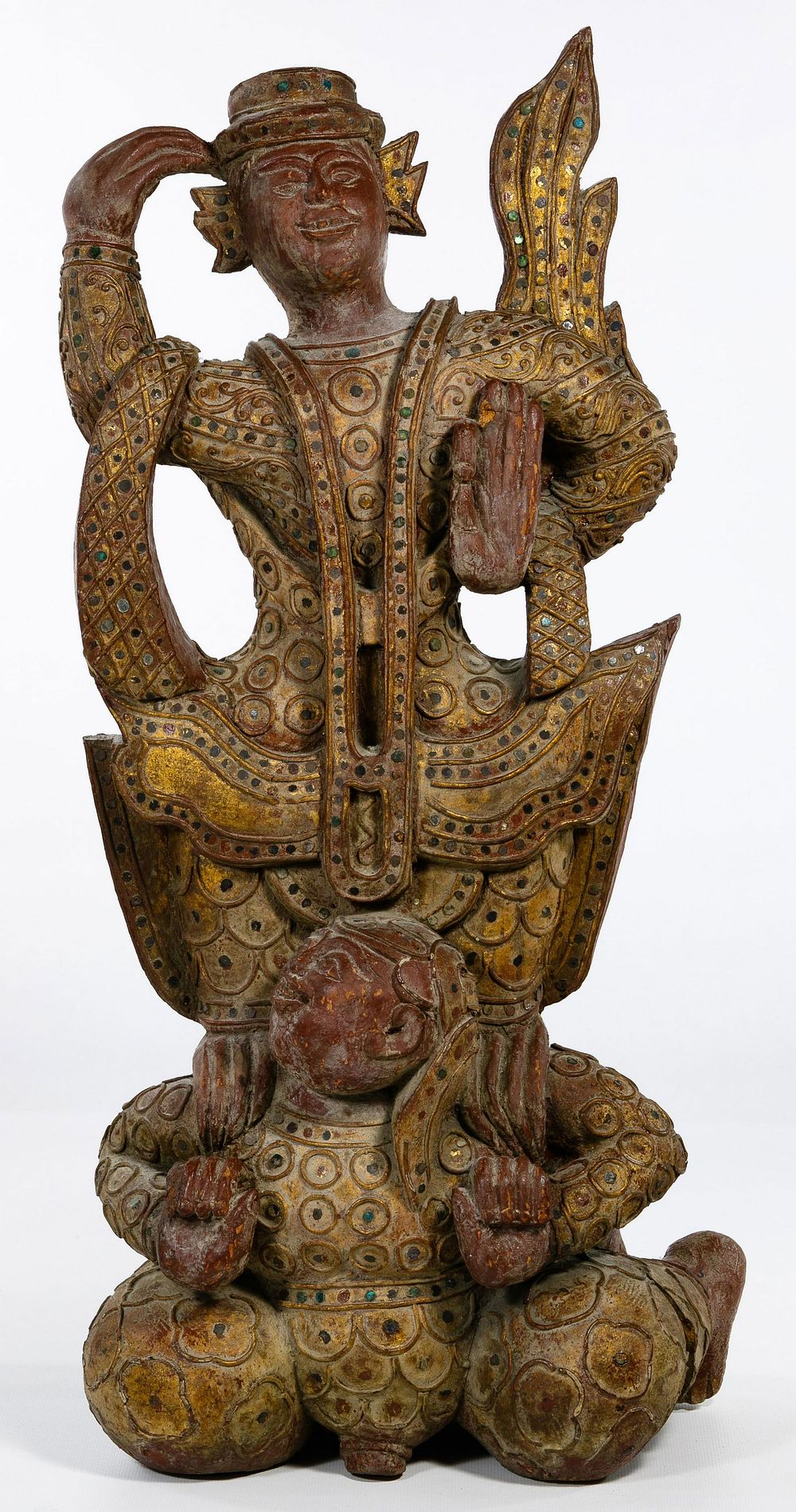 Lot 264: Thai Gilt Wooden Sculpture