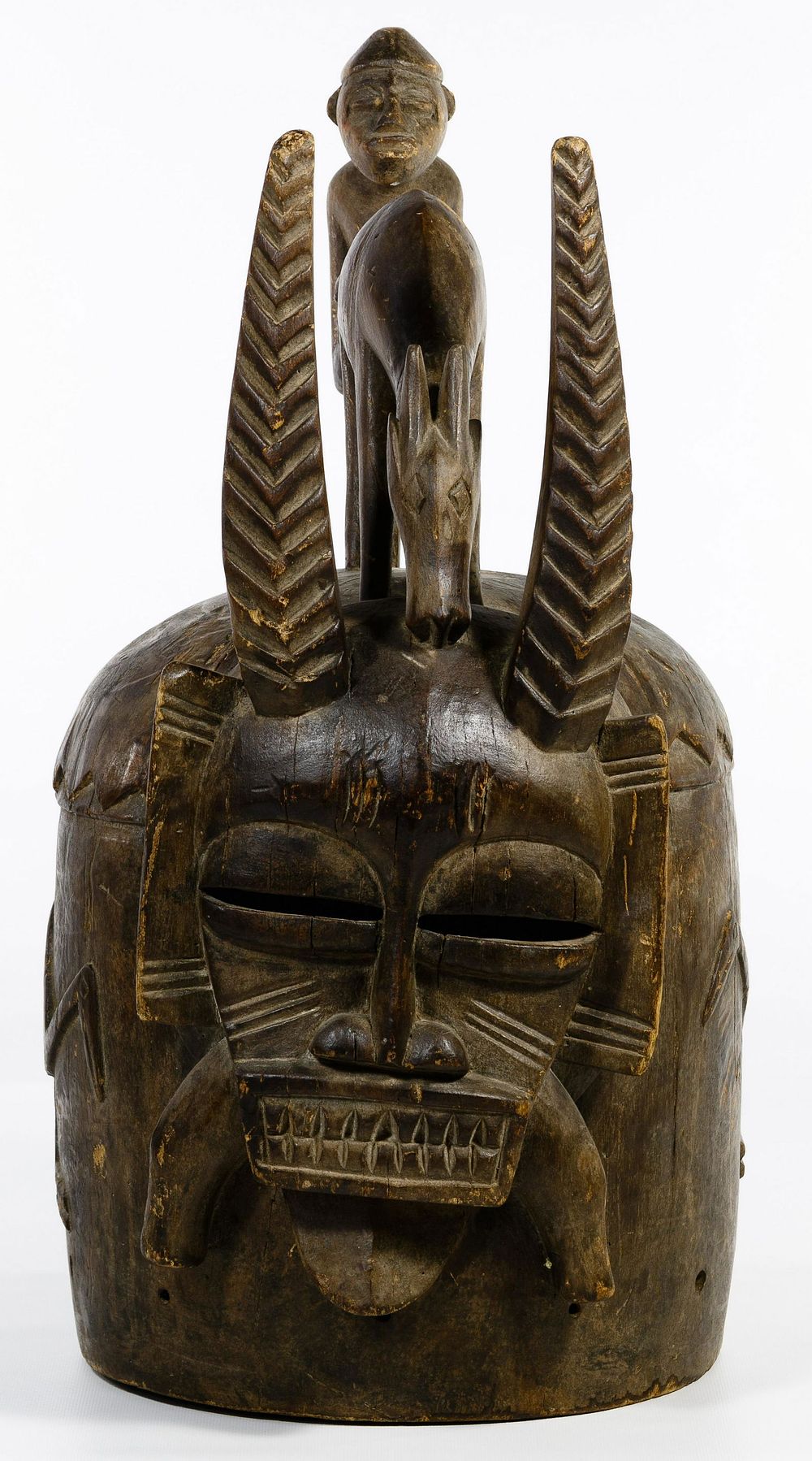 Lot 270: African Carved Wood Headpiece