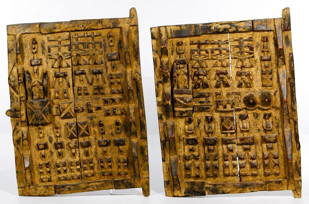 Lot 276: African Dogon Granary Doors