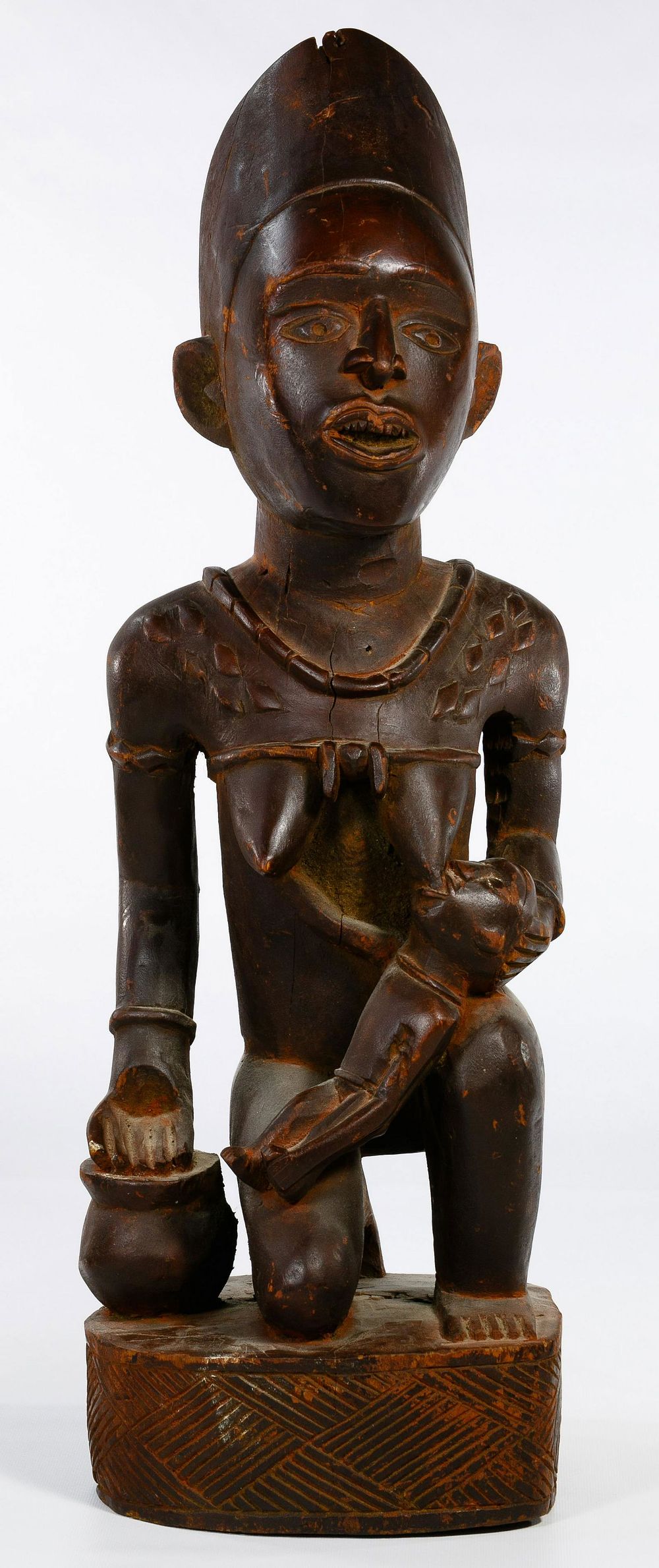 Lot 281: African Mayombe Maternity Sculpture