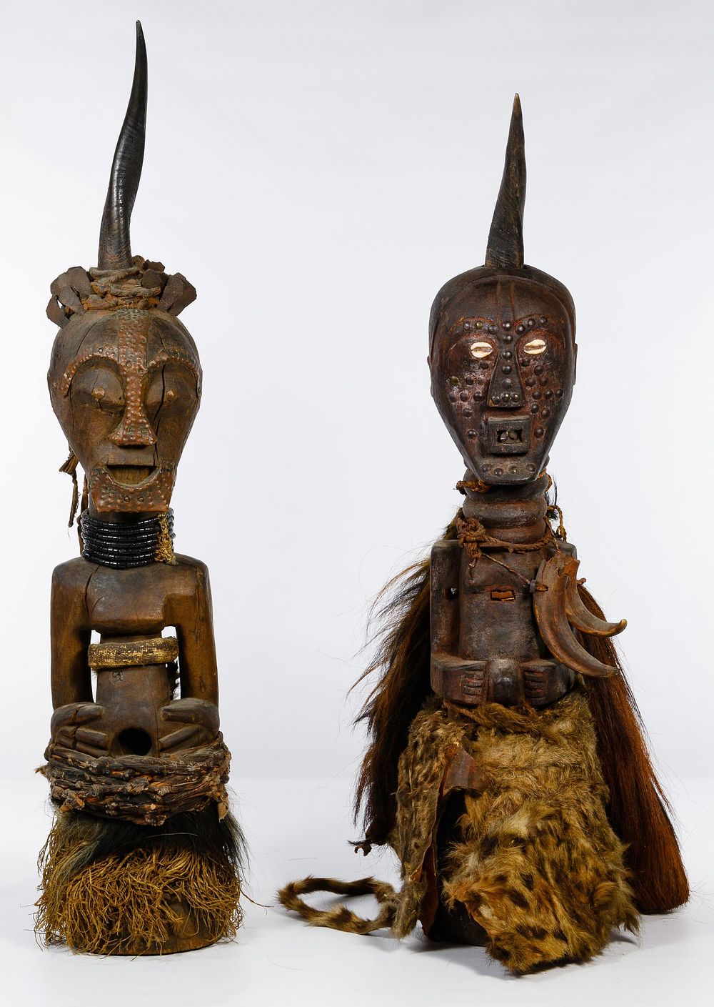 Lot 282: African Nkisi Songye Figures