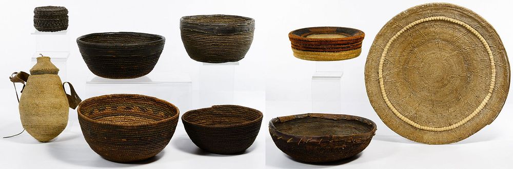 Lot 289: African Woven Object Assortment
