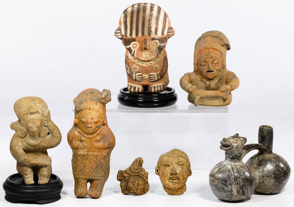 Lot 293: Pre-Columbian Terracotta Figurine Assortment