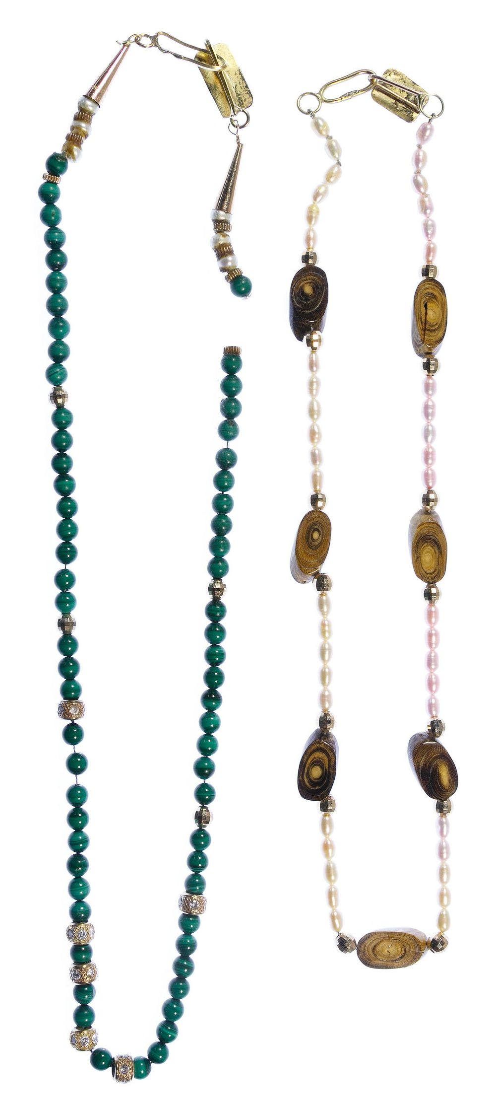 Lot 309: Mixed Gold Necklaces
