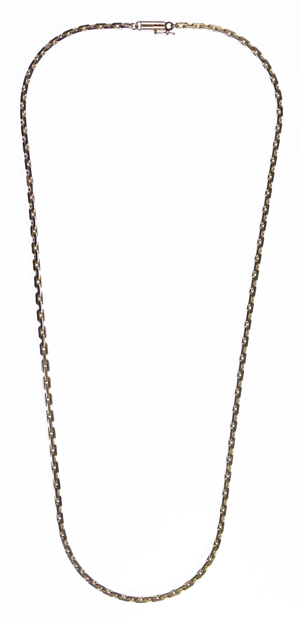 Lot 352: 14k Gold Link Necklace