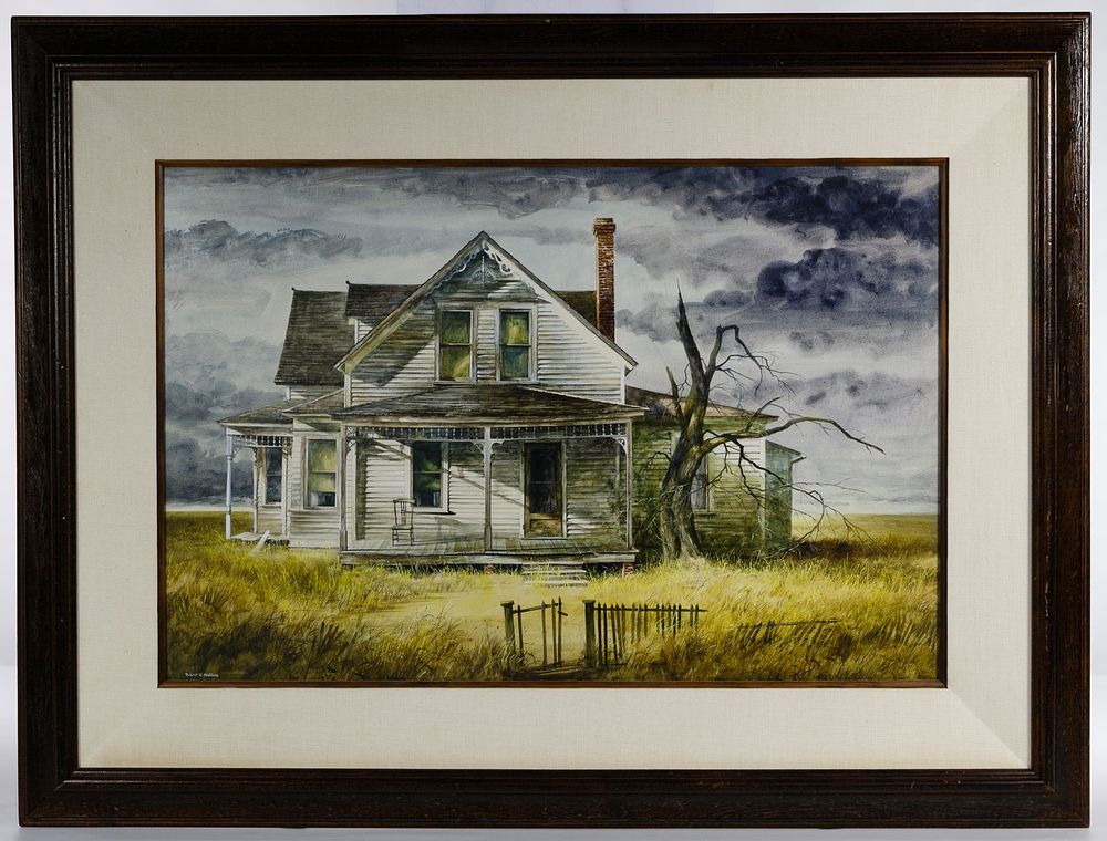 Lot 415: Robert Addison (American, 1924-1988) Watercolor
