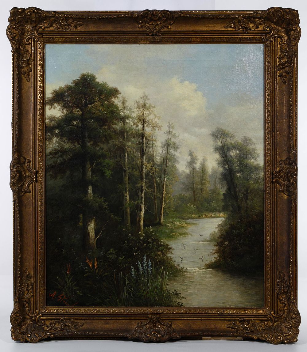 Lot 422: Ada Stone (English, 1897-1904) Oil on Canvas