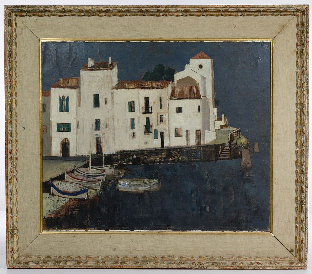 Lot 436: Robert Vernet-Bonfort (French, b.1934) Oil on Canvas