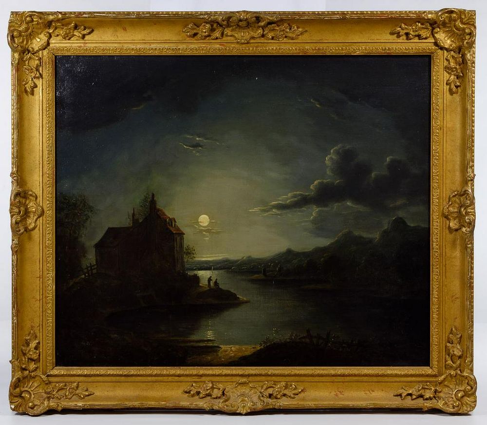 Lot 437: Sebastian Pether (British, 1790-1844) Oil on Canvas