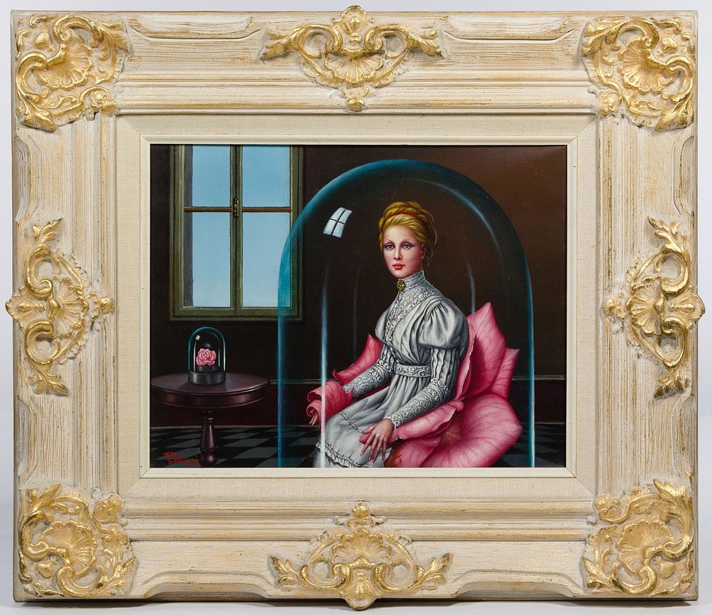 Lot 438: Tito Salomoni (Italian, 1928-1989) '18th Century Roses'
