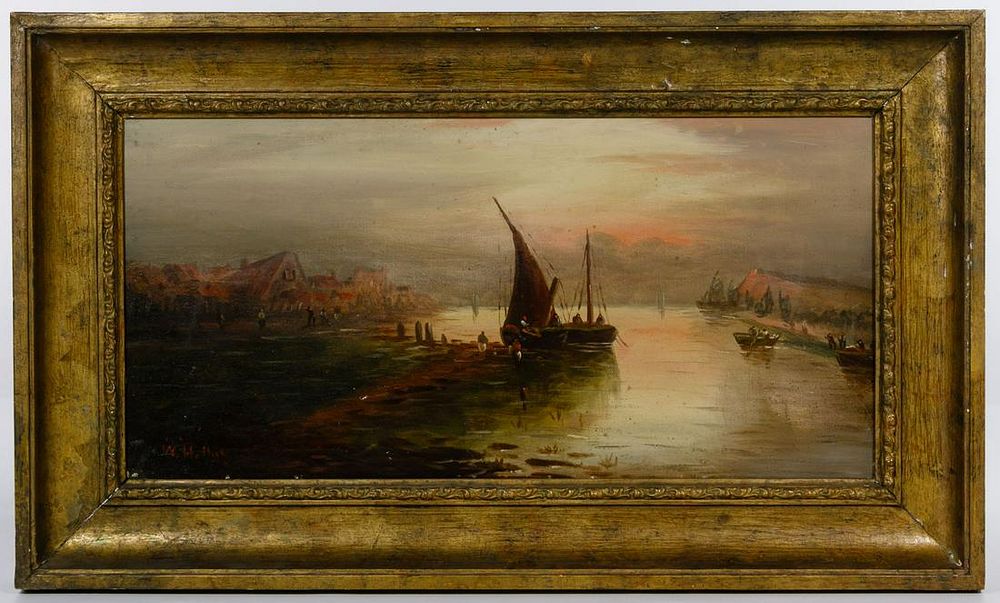 Lot 444: W. H. Day (European, 20th Century) Oil on Canvas