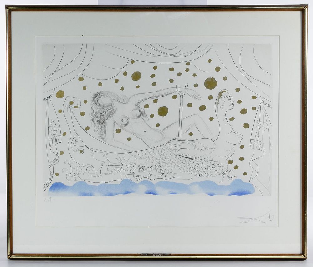 Lot 455: Salvador Dali (Spanish, 1904-1989) Artist Proof Etching