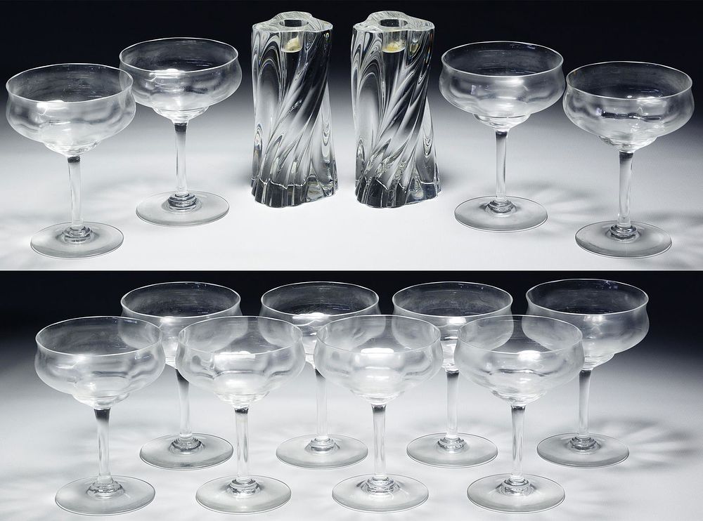 Lot 499: Baccarat Crystal Assortment