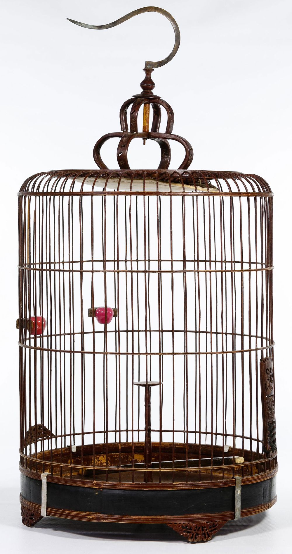 Lot 161: Chinese Bamboo Birdcage