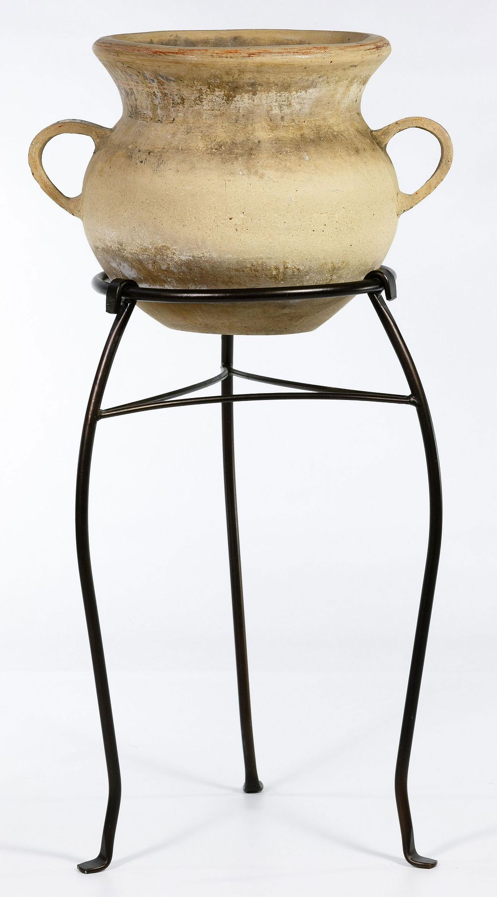 Lot 183: Clay Pot and Stand