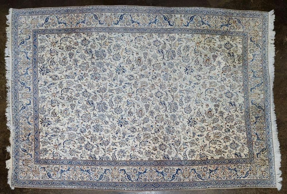 Lot 194: Persian Nain Wool Rug