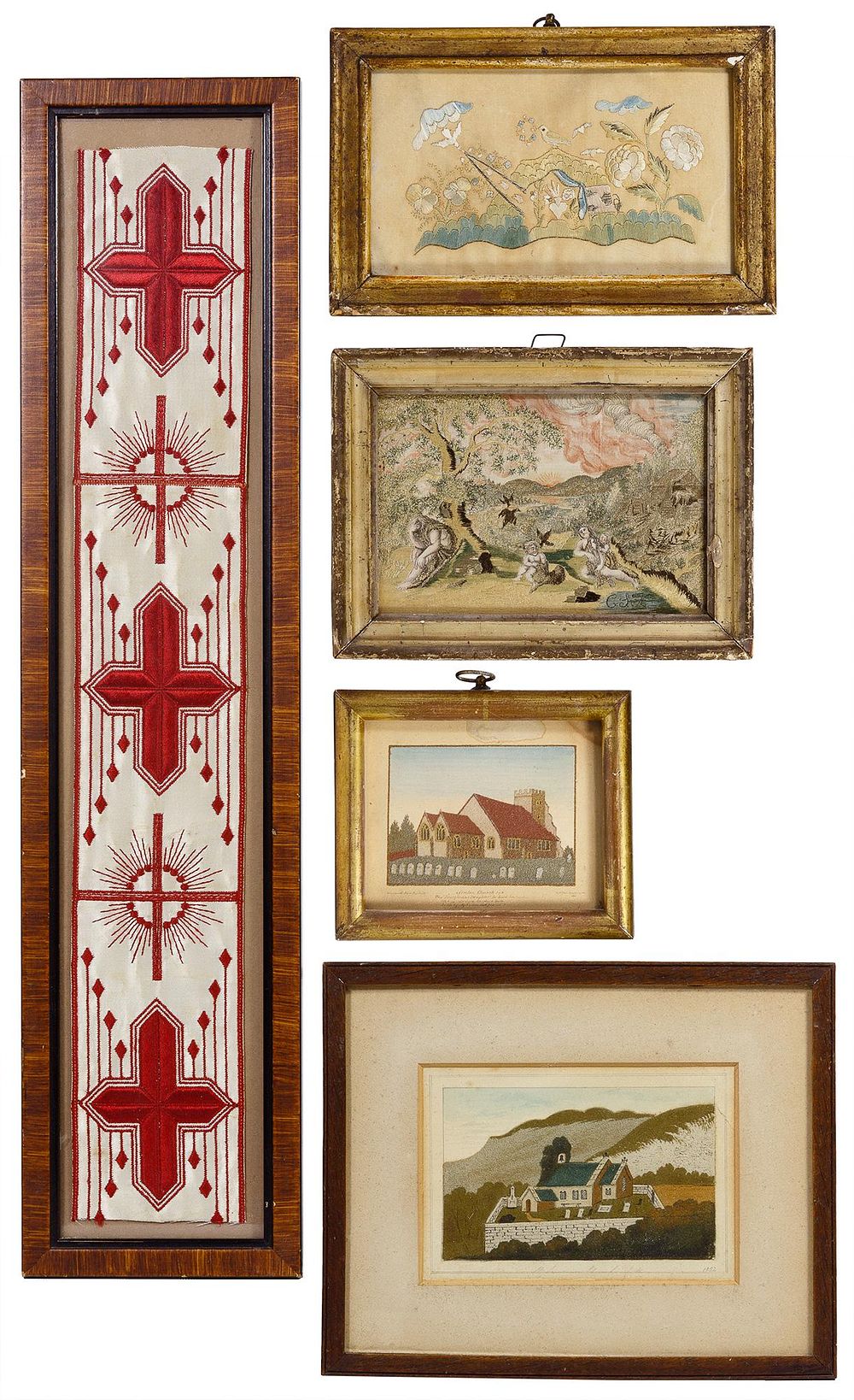 Lot 202: Embroidered Art Assortment