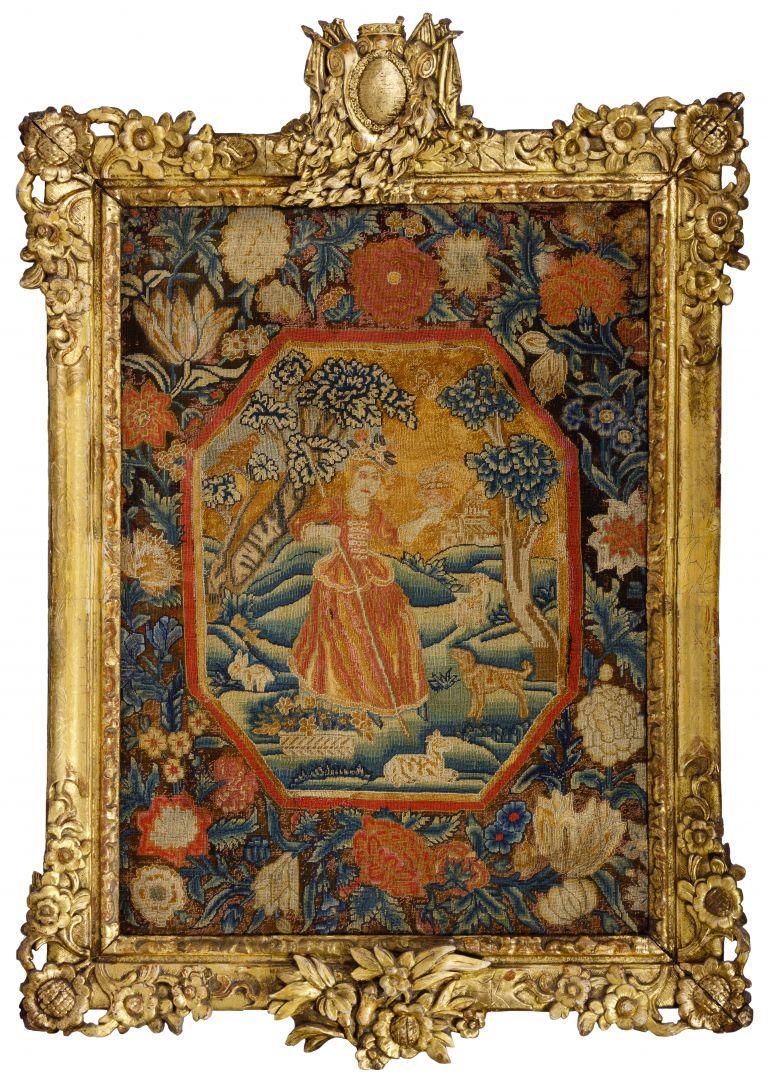 Lot 204: English Scenic Needlepoint