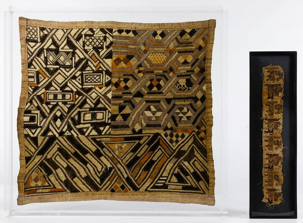 Lot 209: Framed Textile Assortment