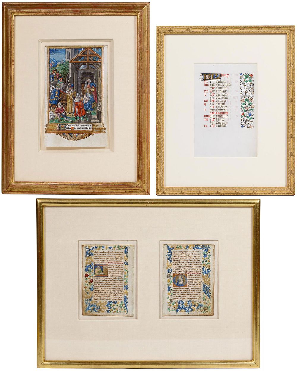Lot 220: Illuminated Manuscript Assortment