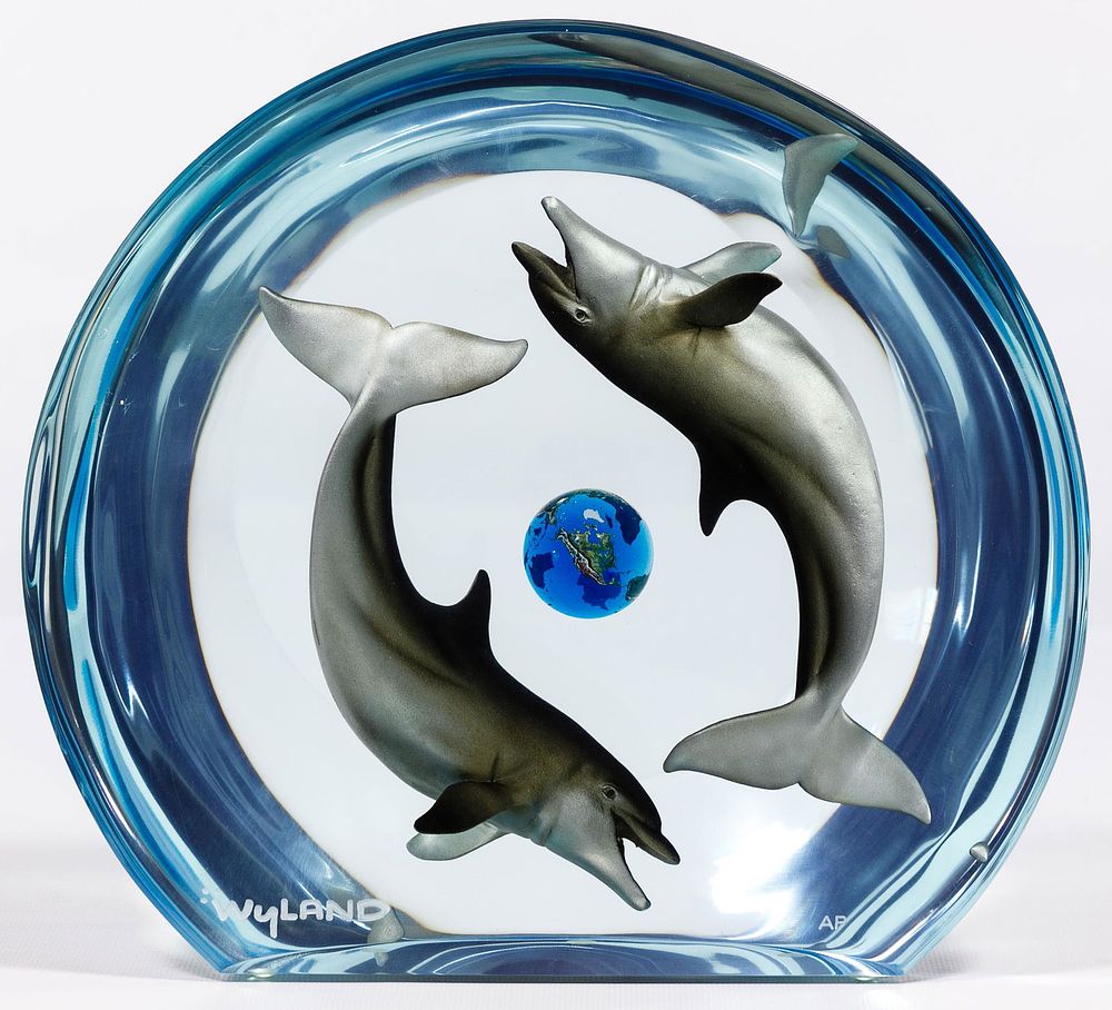 Lot 239: Robert Wyland (American, b.1956) 'Dolphin Planet'