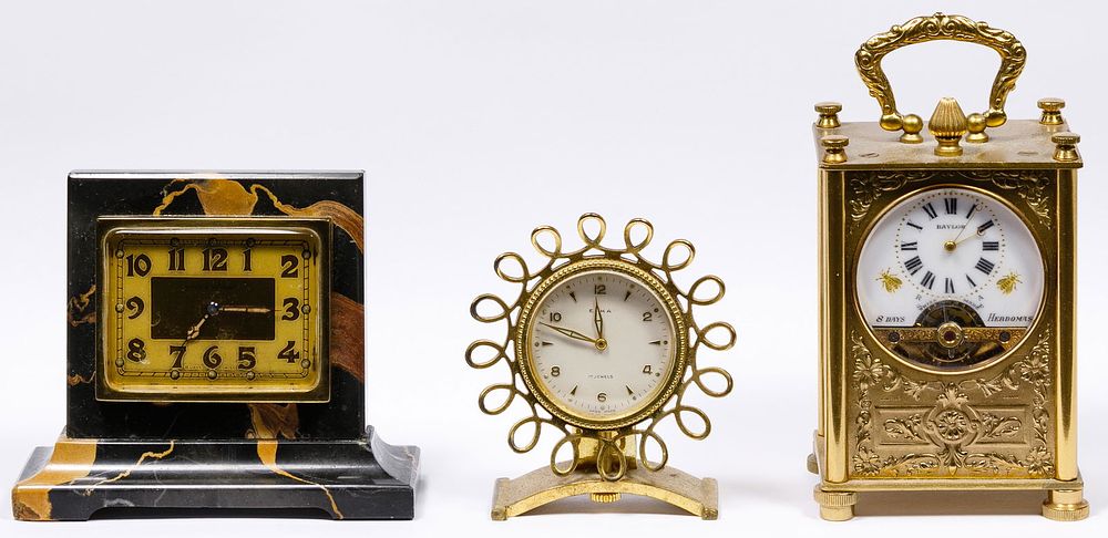 Lot 243: Desk Clock Assortment