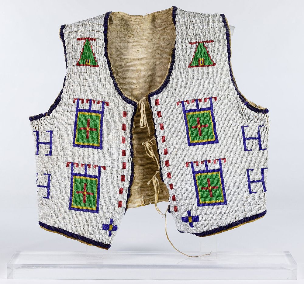 Lot 298: Native American Beaded Child's Vest