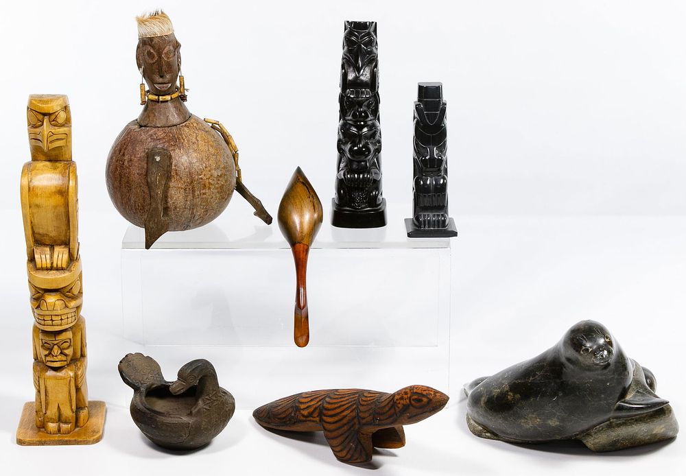 Lot 301: Tribal Carving Assortment