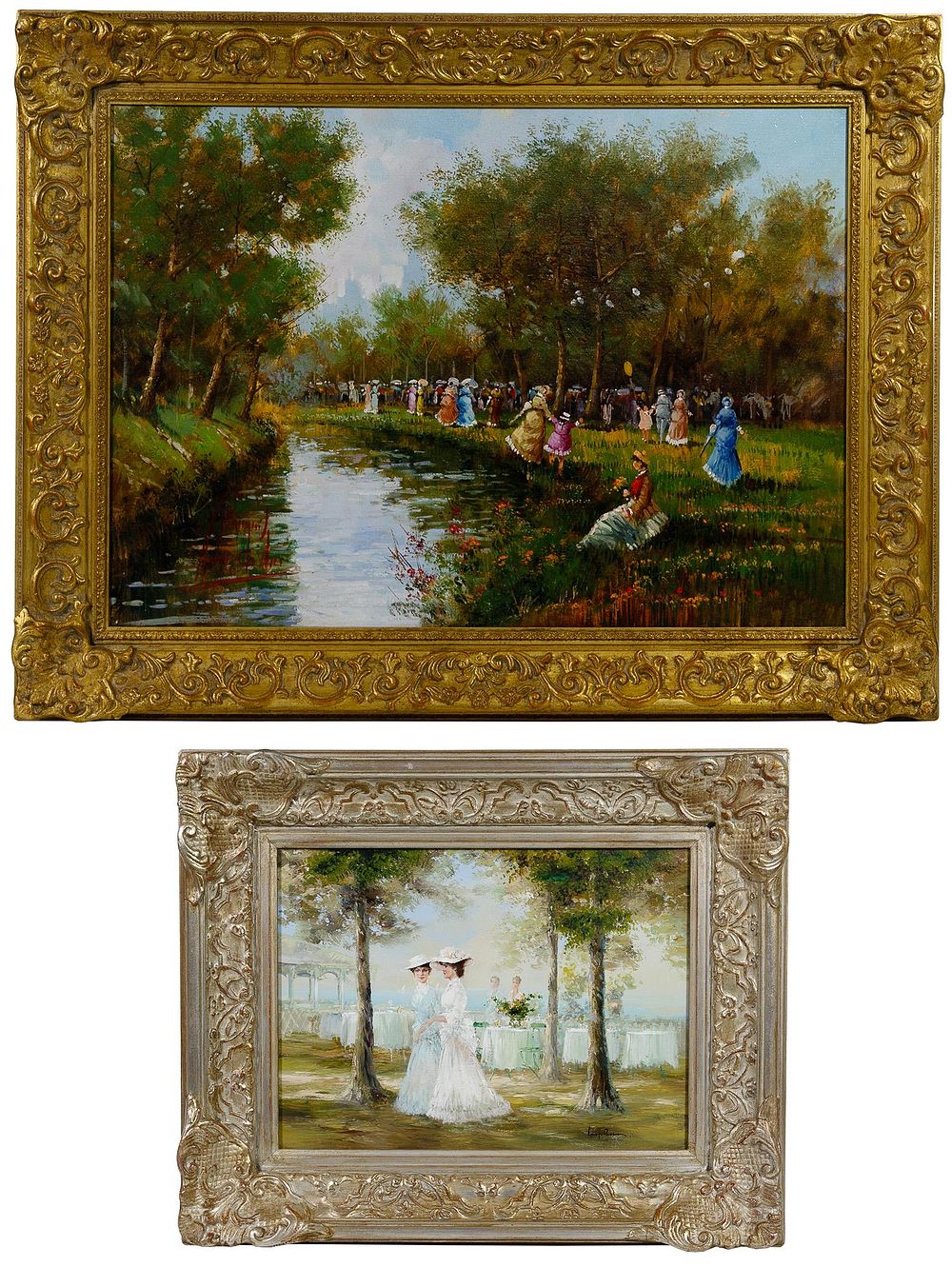 Lot 412: Luigi Rocca and Andre DiMeo (Italian, 20th Century) Oil