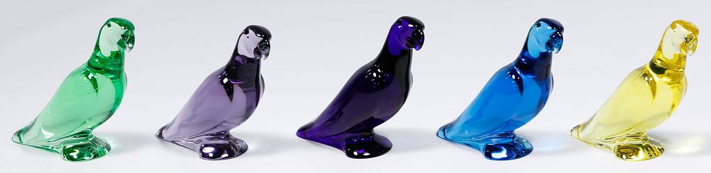 Lot 445: Baccarat Crystal Bird Assortment