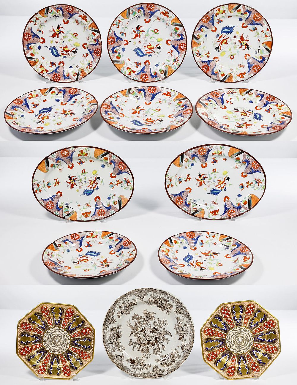 Lot 472: Coalport Dinner Plate and Platter Assortment