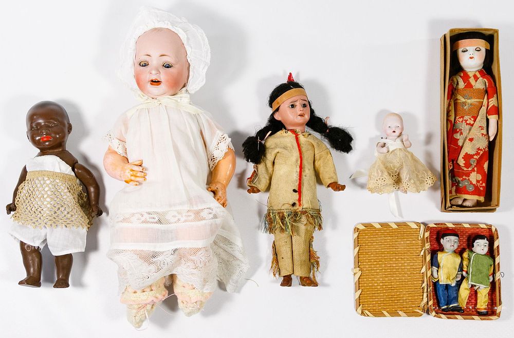 Lot 499: Bisque Doll Assortment
