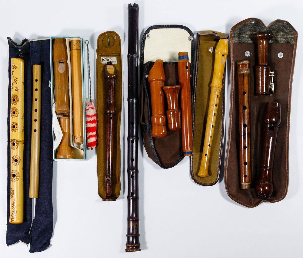 Lot 543: Wooden Recorder and Flute Assortment