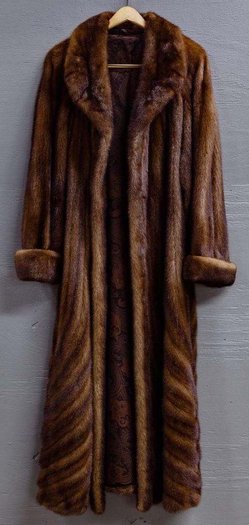 Lot 545: Mink Full Length Coat
