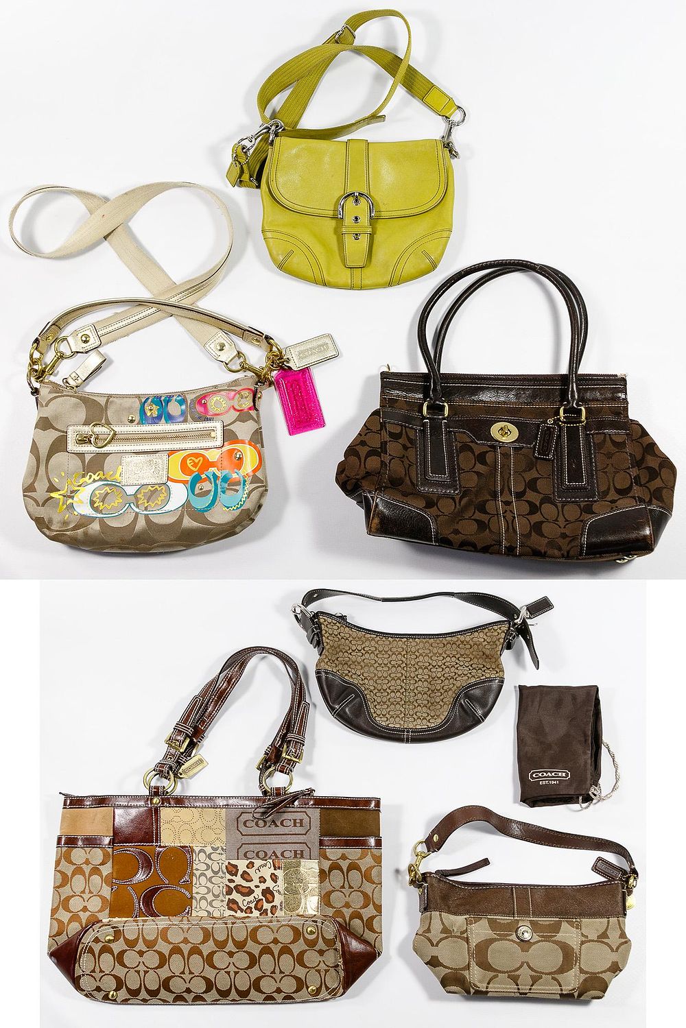 Lot 551: Coach Handbag Assortment