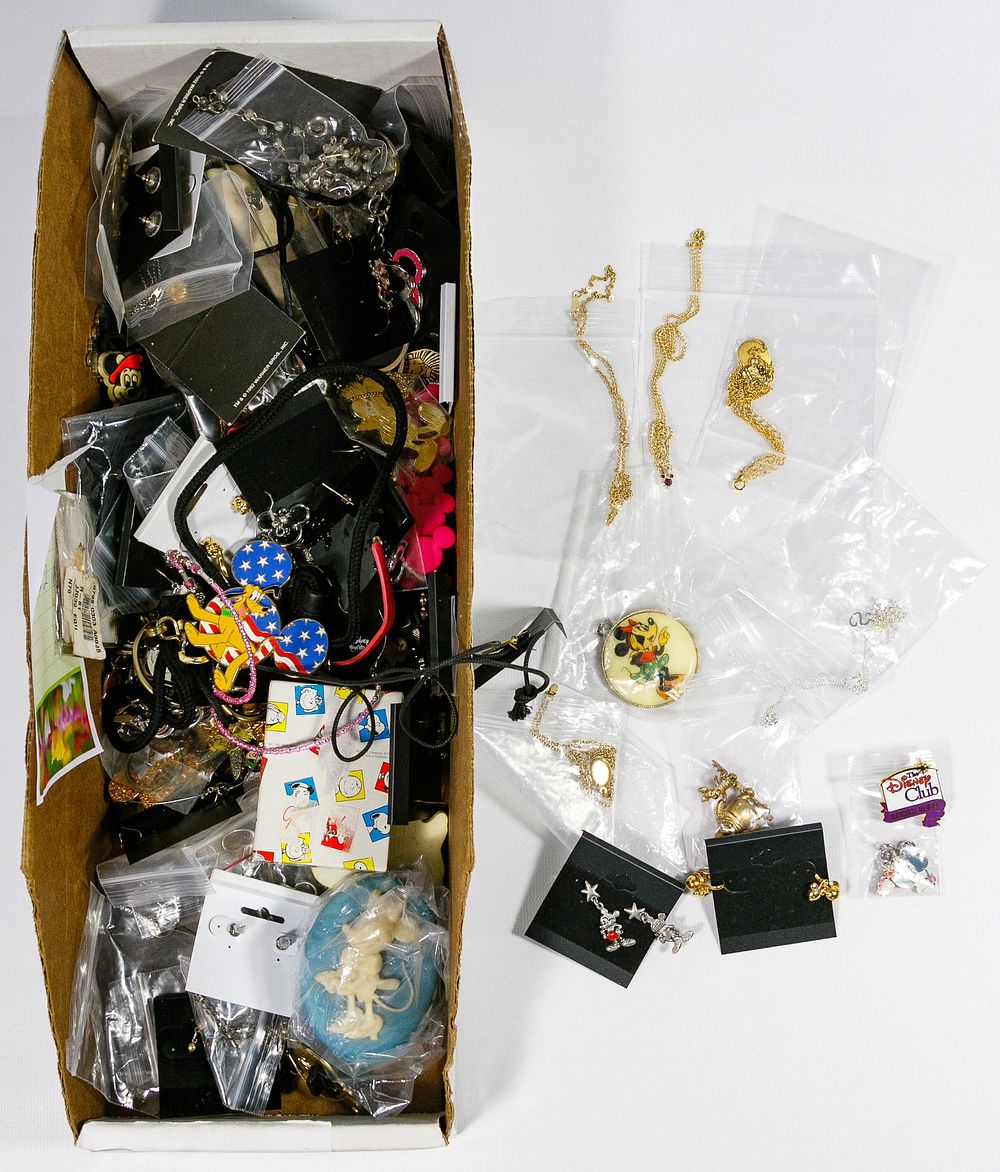 Lot 587: Disney and Warner Brothers Jewelry Assortment