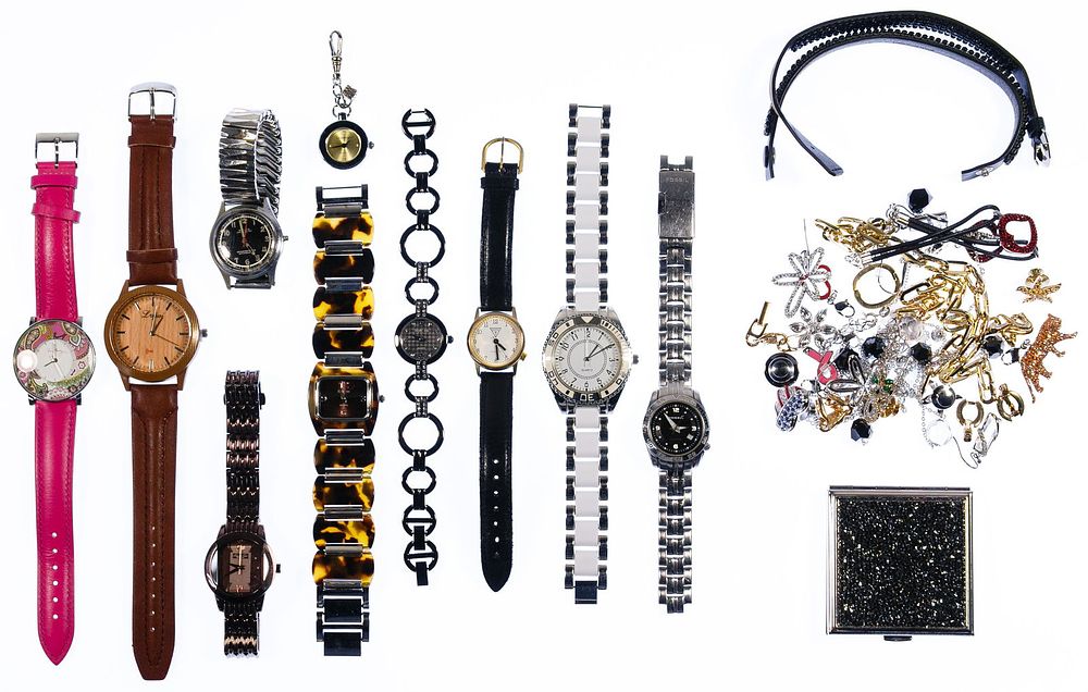 Lot 590: Swarovski Jewelry and Wrist Watch Assortment
