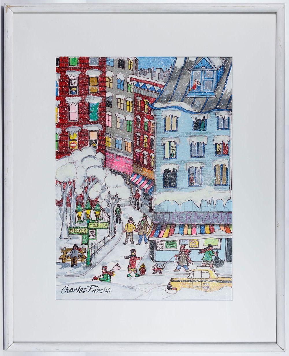 Lot 171: Charles Fazzino (American, b.1955) Acrylic on Paper