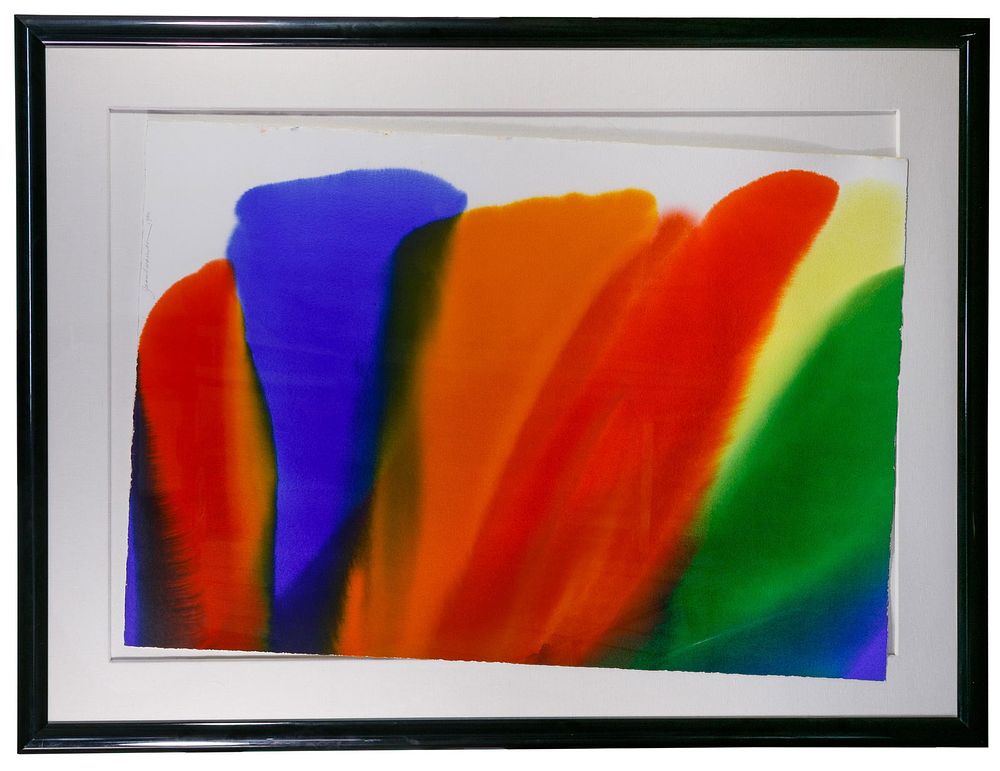 Lot 175: Joan Swanson (American, b.1966) Acrylic on Paper