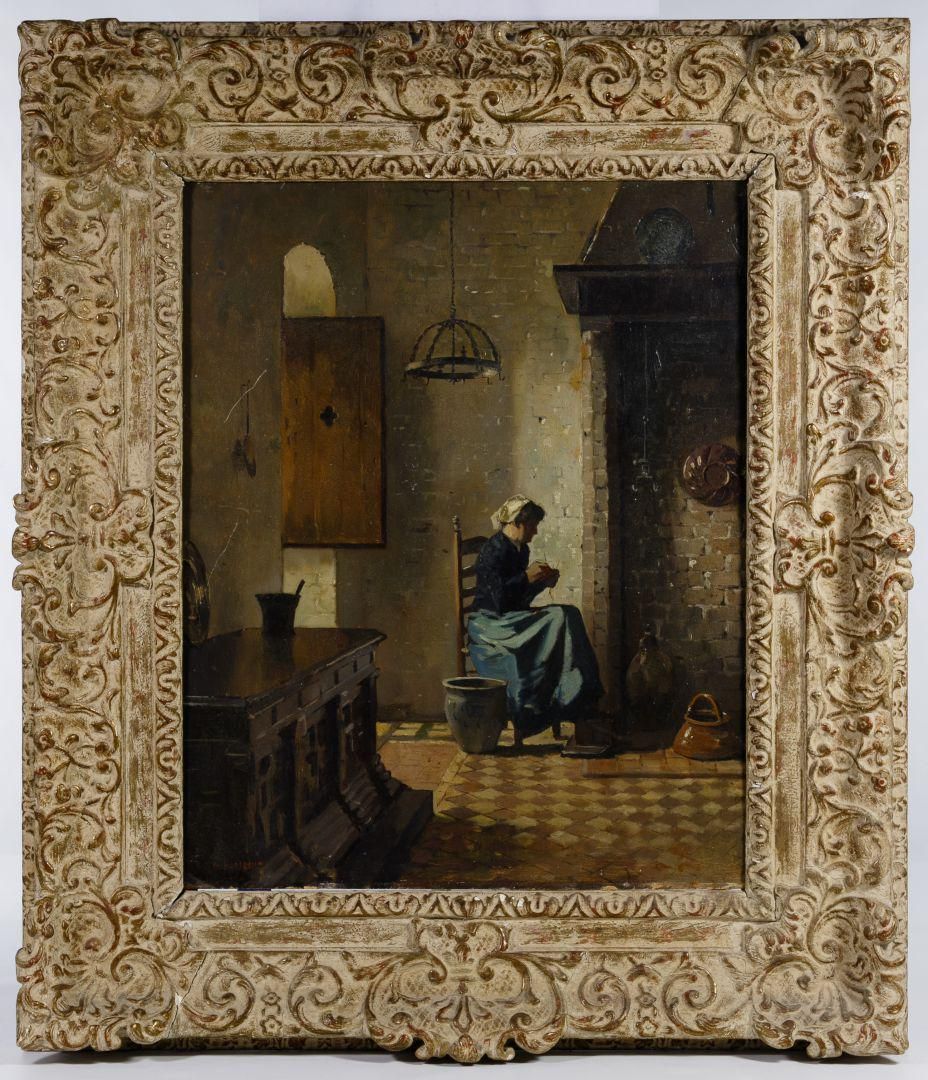 Lot 193: Evert Jan Ligtelijn (Dutch, 1893-1975) 'Seated Woman'