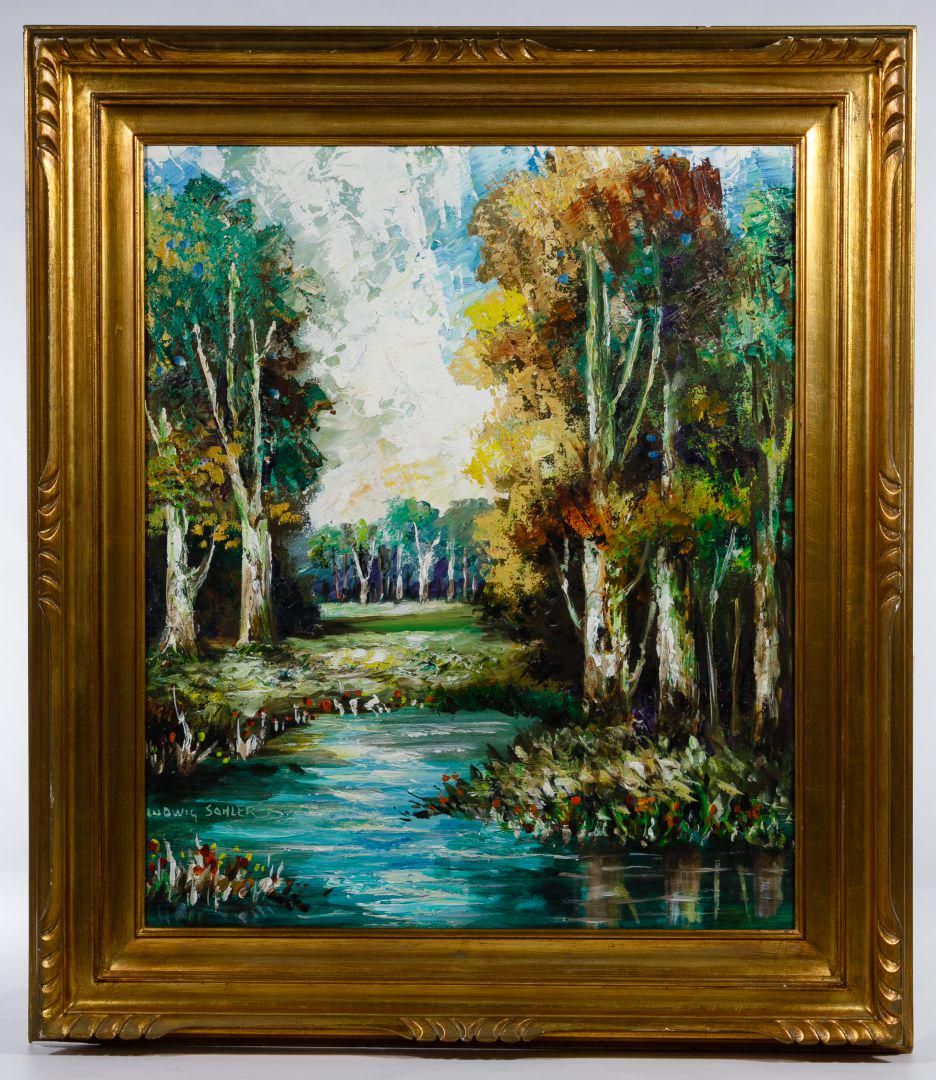 Lot 195: Ludwig Sohler (German, 1907-1998) Oil on Canvas